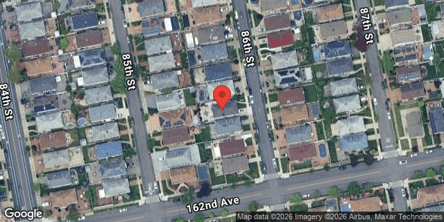 Aerial map of 161-40 86 STREET, Queens