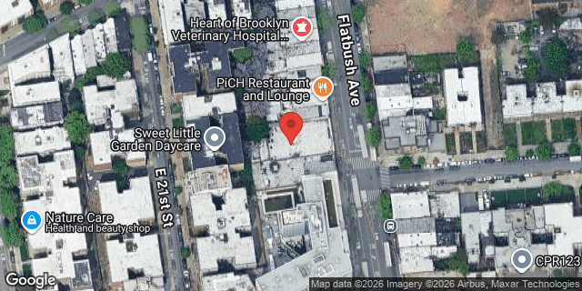 Aerial map of 780 FLATBUSH AVENUE, Brooklyn