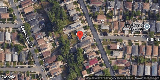 Aerial map of 148-58 HUXLEY STREET, Queens