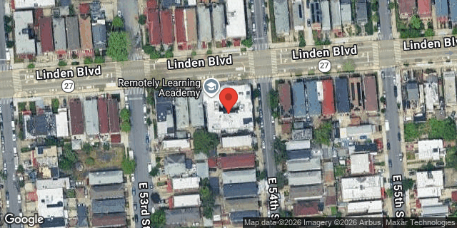 Aerial map of 836 LINDEN BOULEVARD, Brooklyn