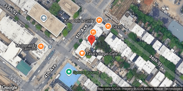 Aerial map of 951 4 AVENUE, Brooklyn