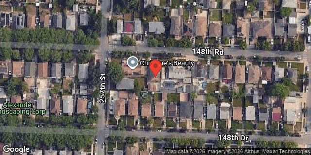 Aerial map of 257-16 148 ROAD, Queens