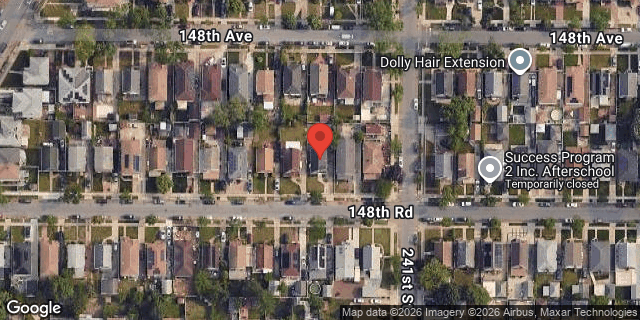 Aerial map of 239-57 148 ROAD, Queens