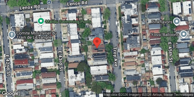 Aerial map of 776 TROY AVENUE, Brooklyn