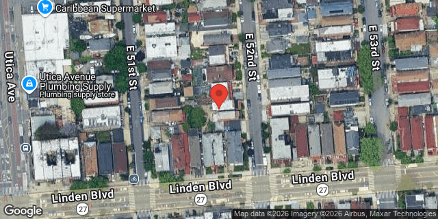 Aerial map of 270 EAST 52 STREET, Brooklyn