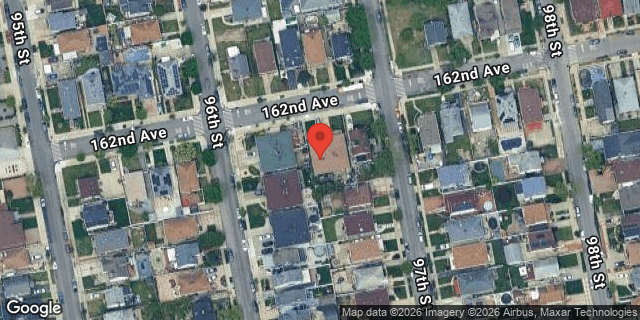Aerial map of 96-12 162 AVENUE, Queens