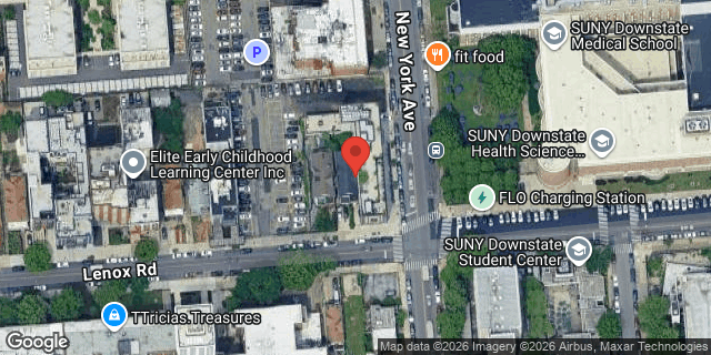 Aerial map of 369-371 LENOX ROAD, Brooklyn