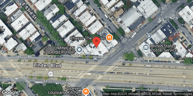 Aerial map of 9315 CHURCH AVENUE, Brooklyn