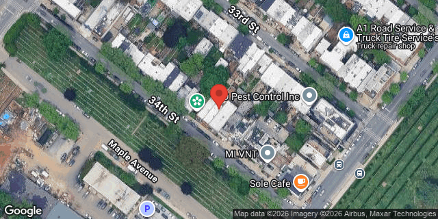 Aerial map of 221 34 STREET, Brooklyn