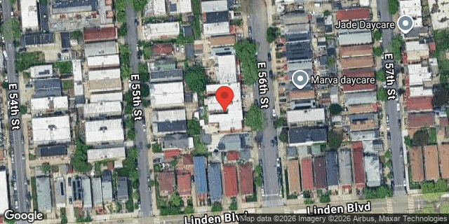 Aerial map of 98 EAST 56 STREET, Brooklyn