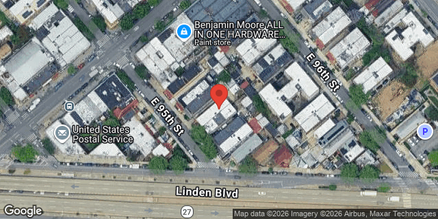 Aerial map of 537 EAST 95 STREET, Brooklyn