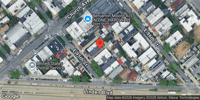 Aerial map of 533 EAST 95 STREET, Brooklyn