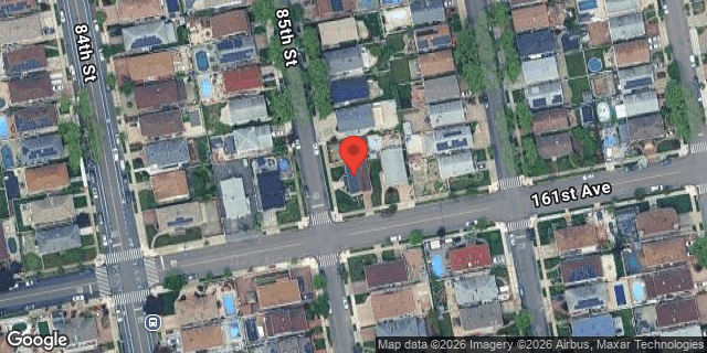 Aerial map of 85-03 161 AVENUE, Queens