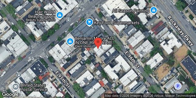 Aerial map of 522 EAST 96 STREET, Brooklyn
