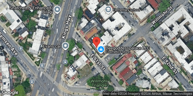 Aerial map of 991 WILLMOHR STREET, Brooklyn