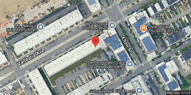 Aerial map of 510 VANDALIA AVENUE, Brooklyn