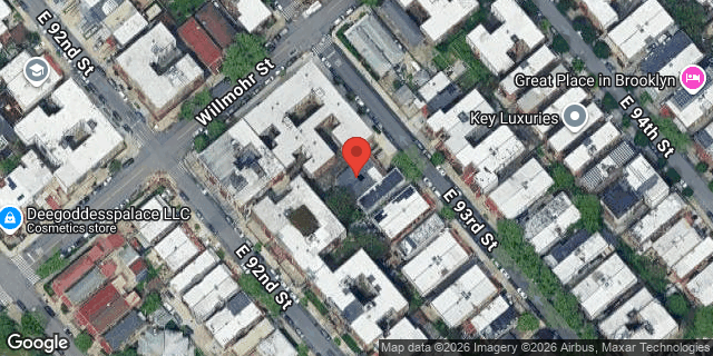 Aerial map of 460 EAST 93 STREET, Brooklyn