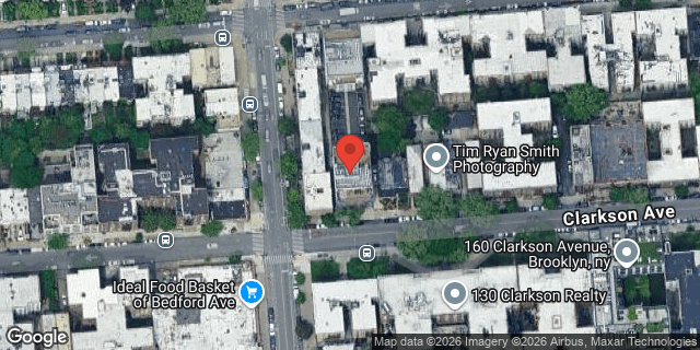 Aerial map of 111 CLARKSON AVENUE, Brooklyn