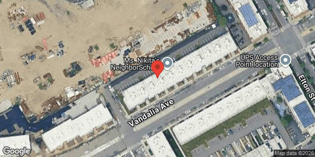 Aerial map of 483 VANDALIA AVENUE, Brooklyn