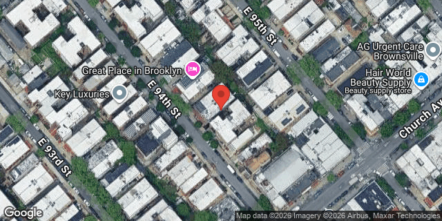 Aerial map of 485 EAST 94 STREET, Brooklyn