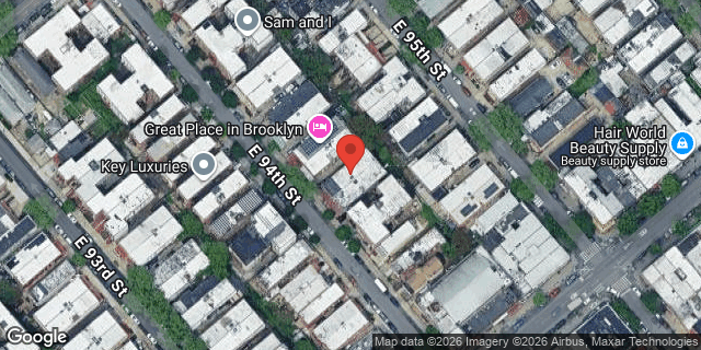 Aerial map of 481 EAST 94 STREET, Brooklyn