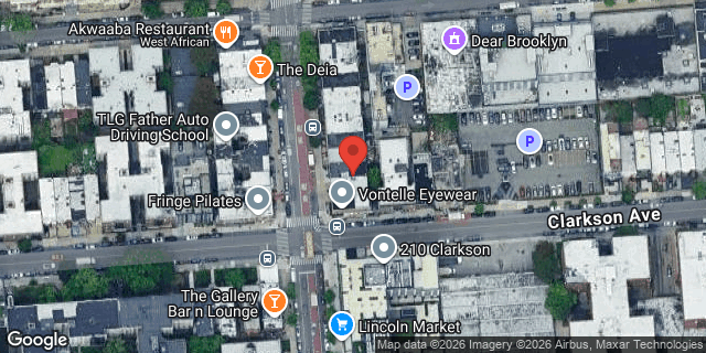 Aerial map of 657 ROGERS AVENUE, Brooklyn