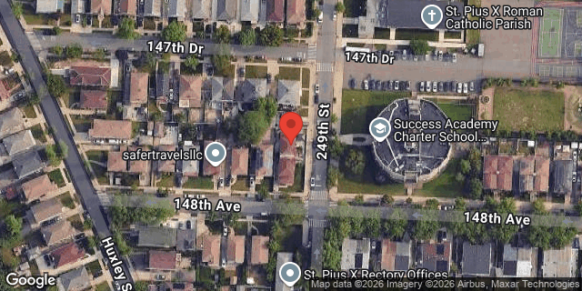 Aerial map of 147-64 249 STREET, Queens