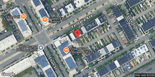 Aerial map of 536 VANDALIA AVENUE, Brooklyn