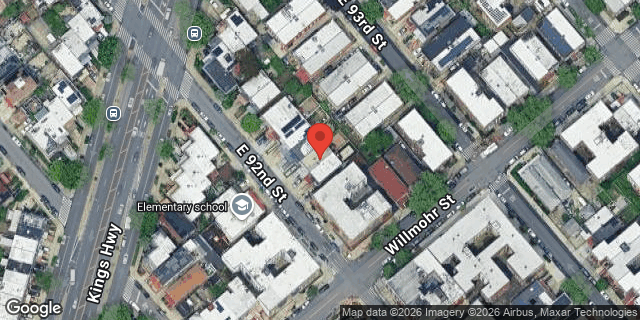 Aerial map of 429 EAST 92 STREET, Brooklyn