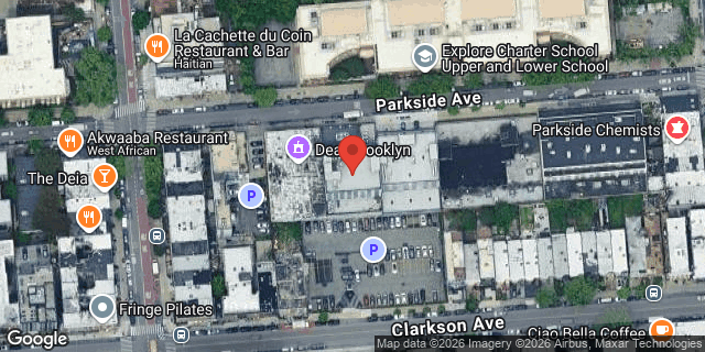 Aerial map of 644 PARKSIDE AVENUE, Brooklyn