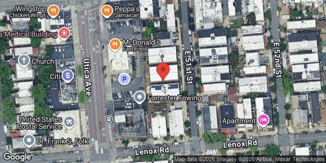 Aerial map of 248 EAST 51 STREET, Brooklyn