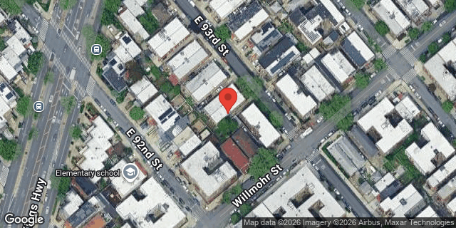 Aerial map of 428 EAST 93 STREET, Brooklyn