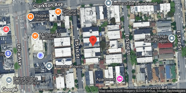 Aerial map of 243 EAST 51 STREET, Brooklyn