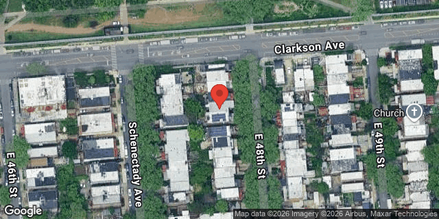 Aerial map of 244 EAST 48 STREET, Brooklyn