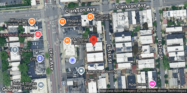 Aerial map of 240 EAST 51 STREET, Brooklyn