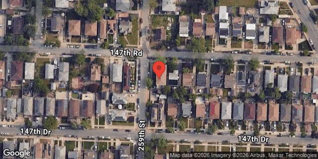 Aerial map of 259-04 147 ROAD, Queens