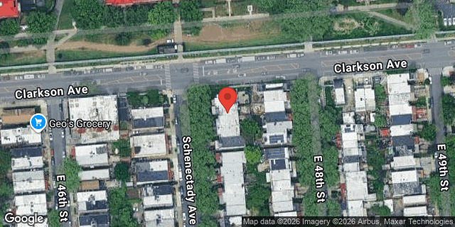 Aerial map of 707 SCHENECTADY AVENUE, Brooklyn