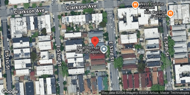 Aerial map of 160 EAST 53 STREET, Brooklyn
