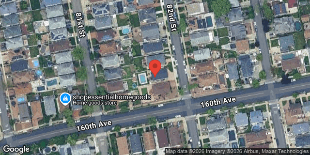 Aerial map of 159-48 82 STREET, Queens
