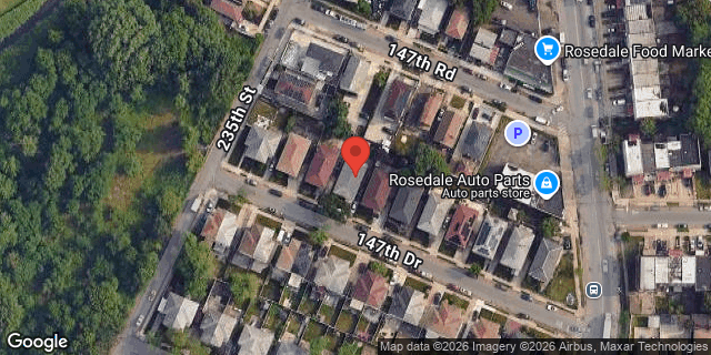 Aerial map of 235-19 147 DRIVE, Queens