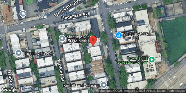 Aerial map of 894 MOTHER GASTON BLVD, Brooklyn
