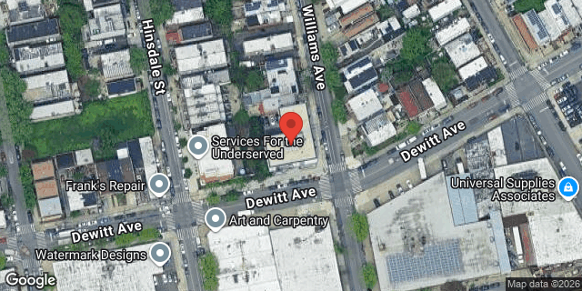 Aerial map of 379 DEWITT AVENUE, Brooklyn