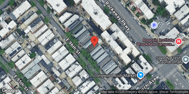 Aerial map of 461 EAST 96 STREET, Brooklyn