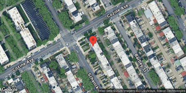 Aerial map of 967 SCHENCK AVENUE, Brooklyn
