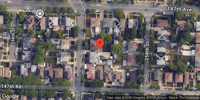 Aerial map of 147-15 257 STREET, Queens