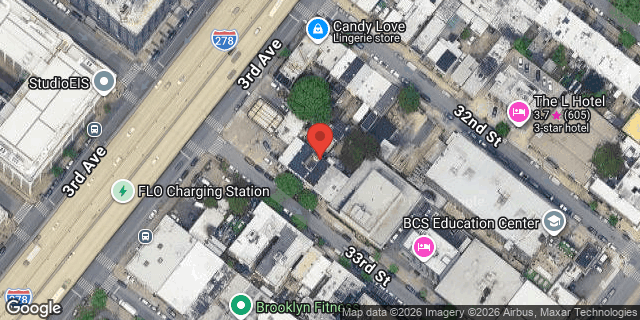 Aerial map of 123 33 STREET, Brooklyn