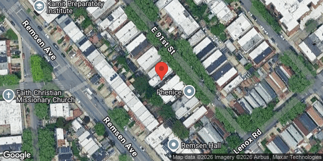 Aerial map of 336 EAST 91 STREET, Brooklyn