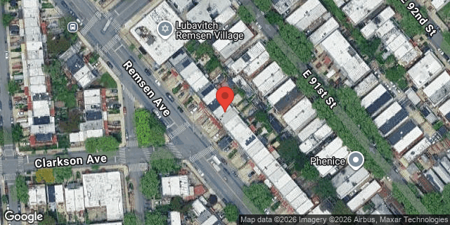 Aerial map of 335 REMSEN AVENUE, Brooklyn