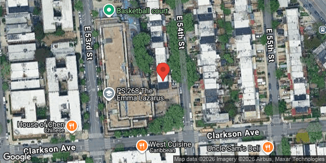 Aerial map of 78 EAST 54 STREET, Brooklyn