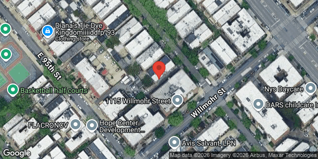 Aerial map of 410 EAST 96 STREET, Brooklyn